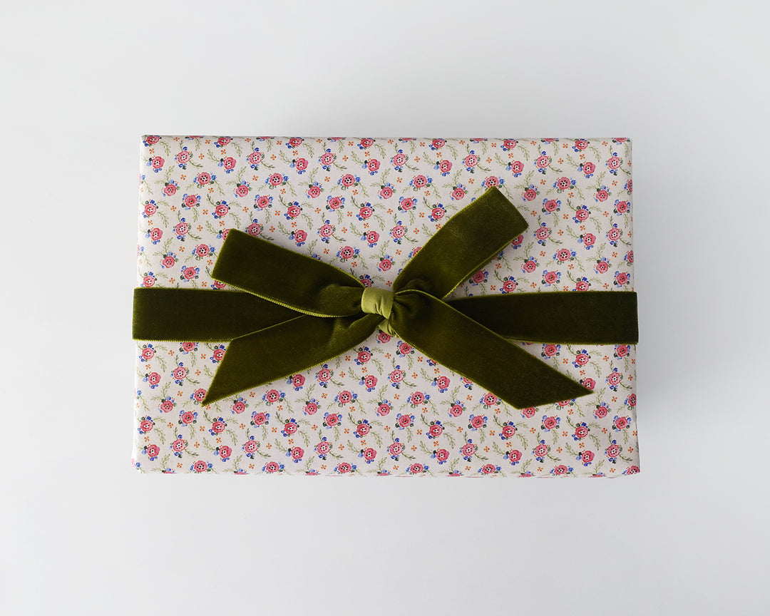 Tossed Watercolor Floral Gift Wrap Sheets