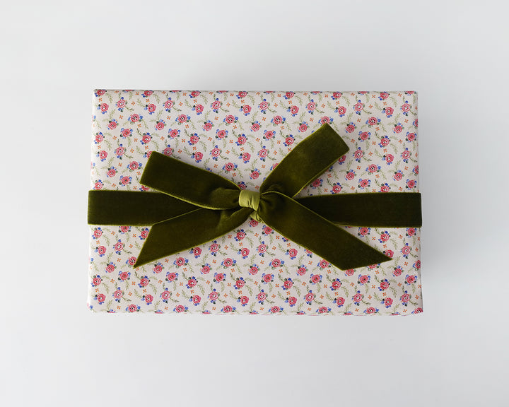 Tossed Watercolor Floral Gift Wrap Sheets