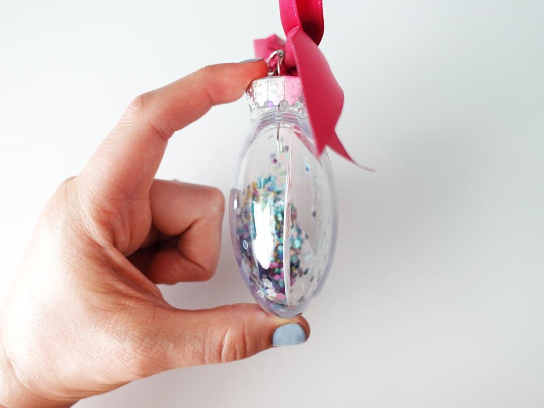 Coffee Dancer Nutcracker Glitter Christmas Ornament