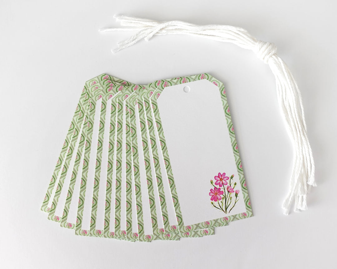 Cosmos Ruffles Gift Tags