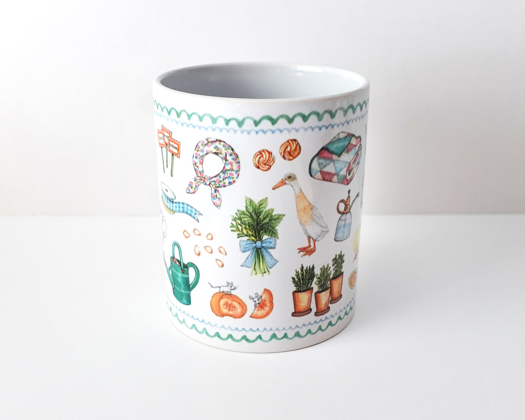 Cottage Garden Favorite Things Mug