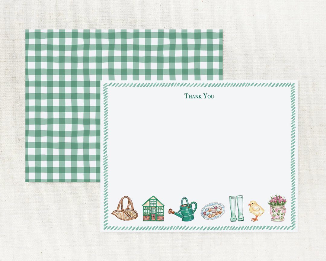 Cottage Garden Favorite Things Flat Note Cards