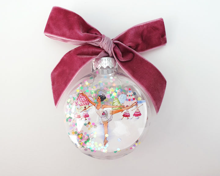 Dew Drop Nutcracker Glitter Christmas Ornament