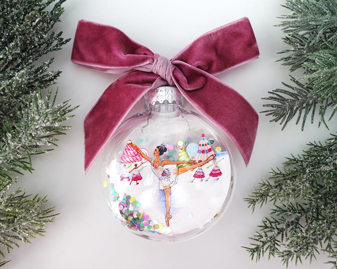 Dew Drop Nutcracker Glitter Christmas Ornament
