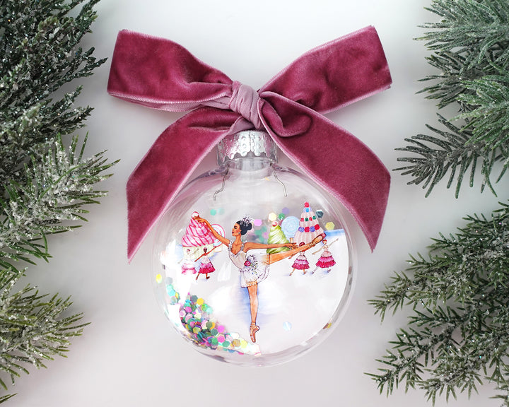Dew Drop Nutcracker Glitter Christmas Ornament