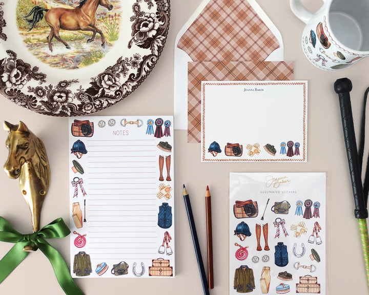 Equestrian Favorite Things Notecards