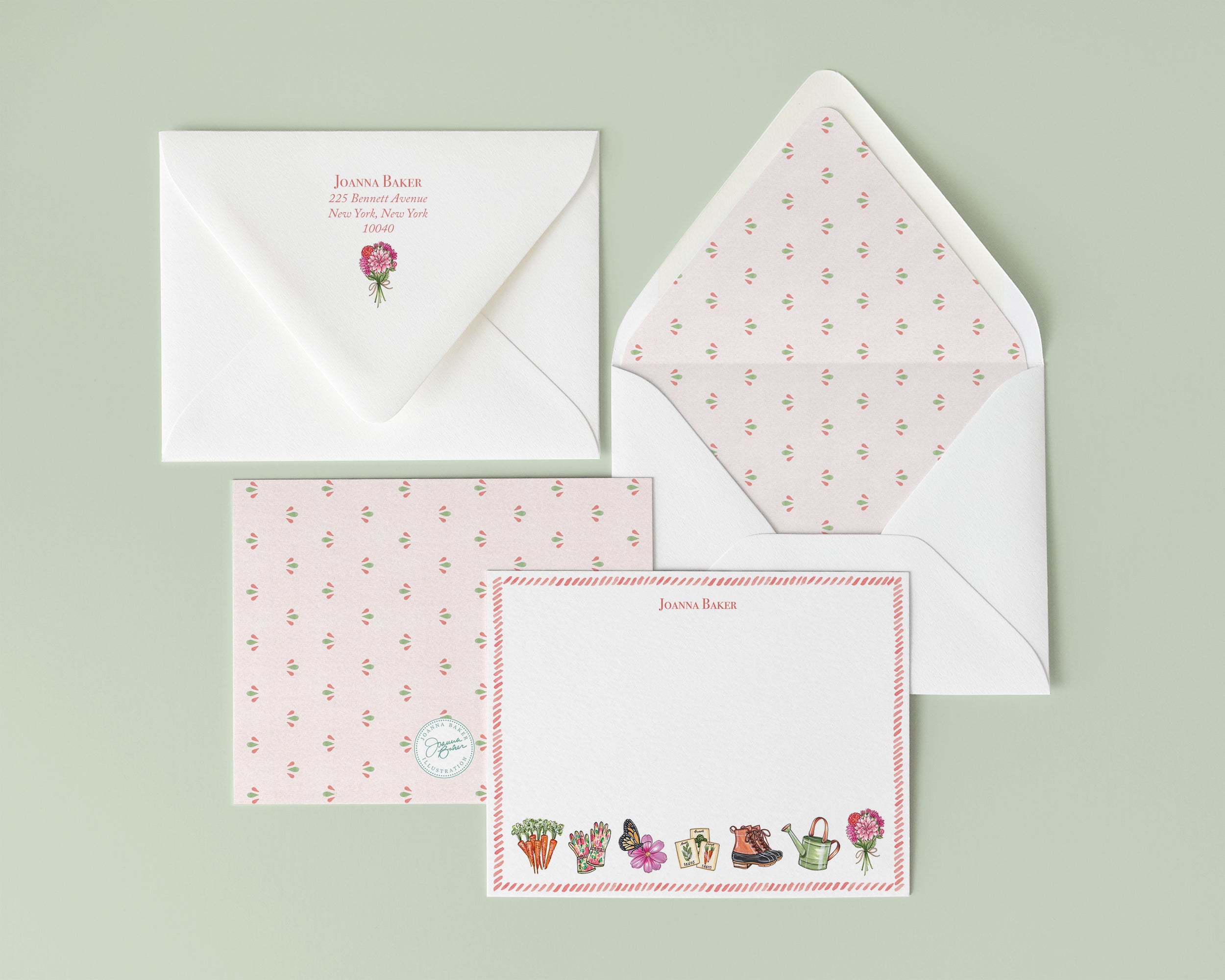 Garden Favorite Things Flat Note Cards – Joanna Baker