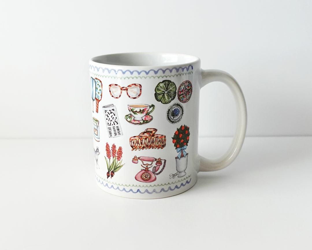 Grandmillennial Pastimes Mug