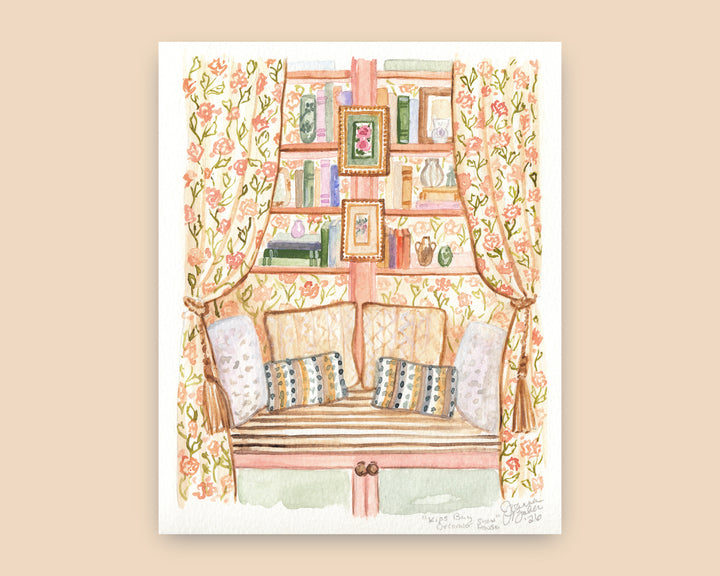 Kips Bay Show House 2026 Original Watercolor Painting