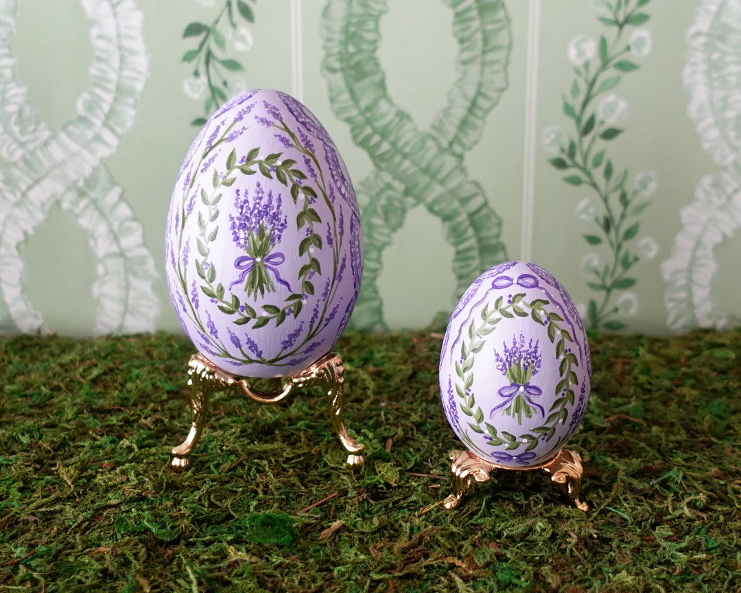 Lavender Vines & Ruffles Heirloom Egg