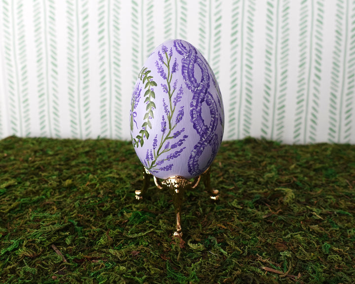 Lavender Vines & Ruffles Heirloom Egg
