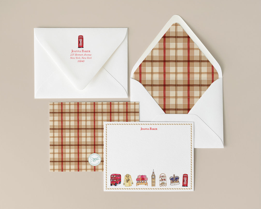 London Favorite Things Flat Note Cards