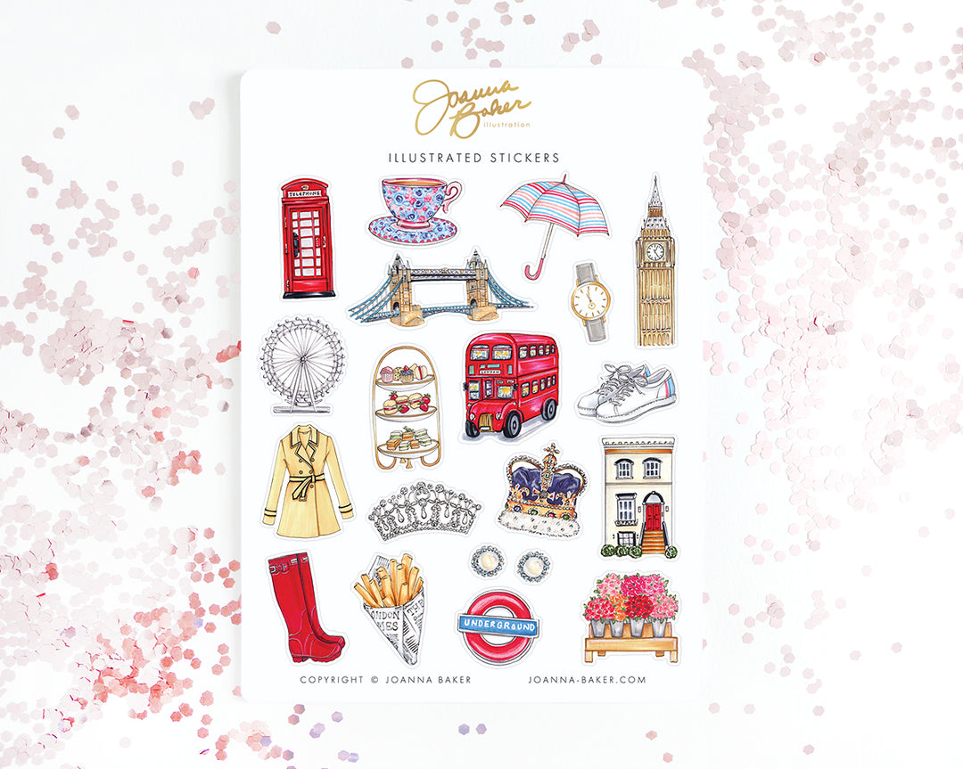 London Favorite Things Stickers