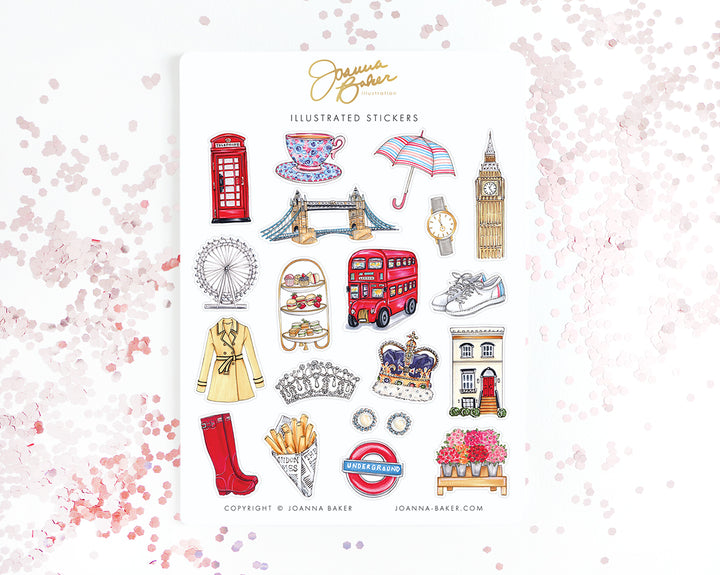 London Favorite Things Stickers