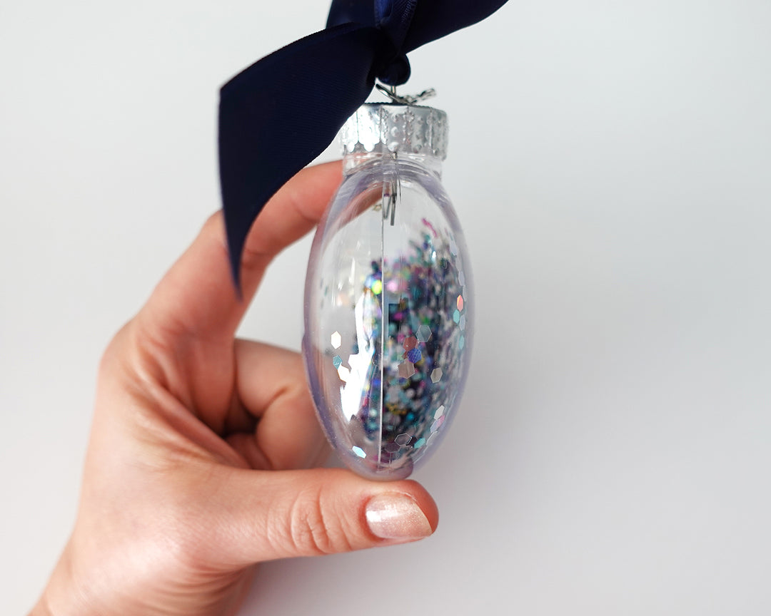 Mice & Soldiers Nutcracker Glitter Christmas Ornament