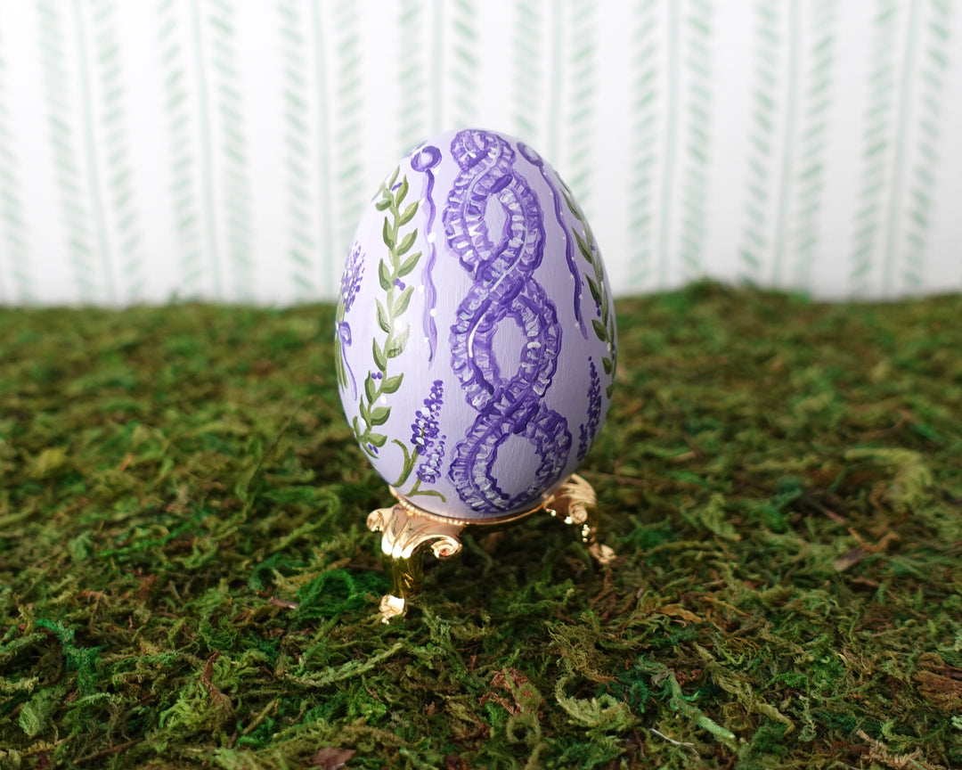 Mini Lavender Vines Heirloom Egg