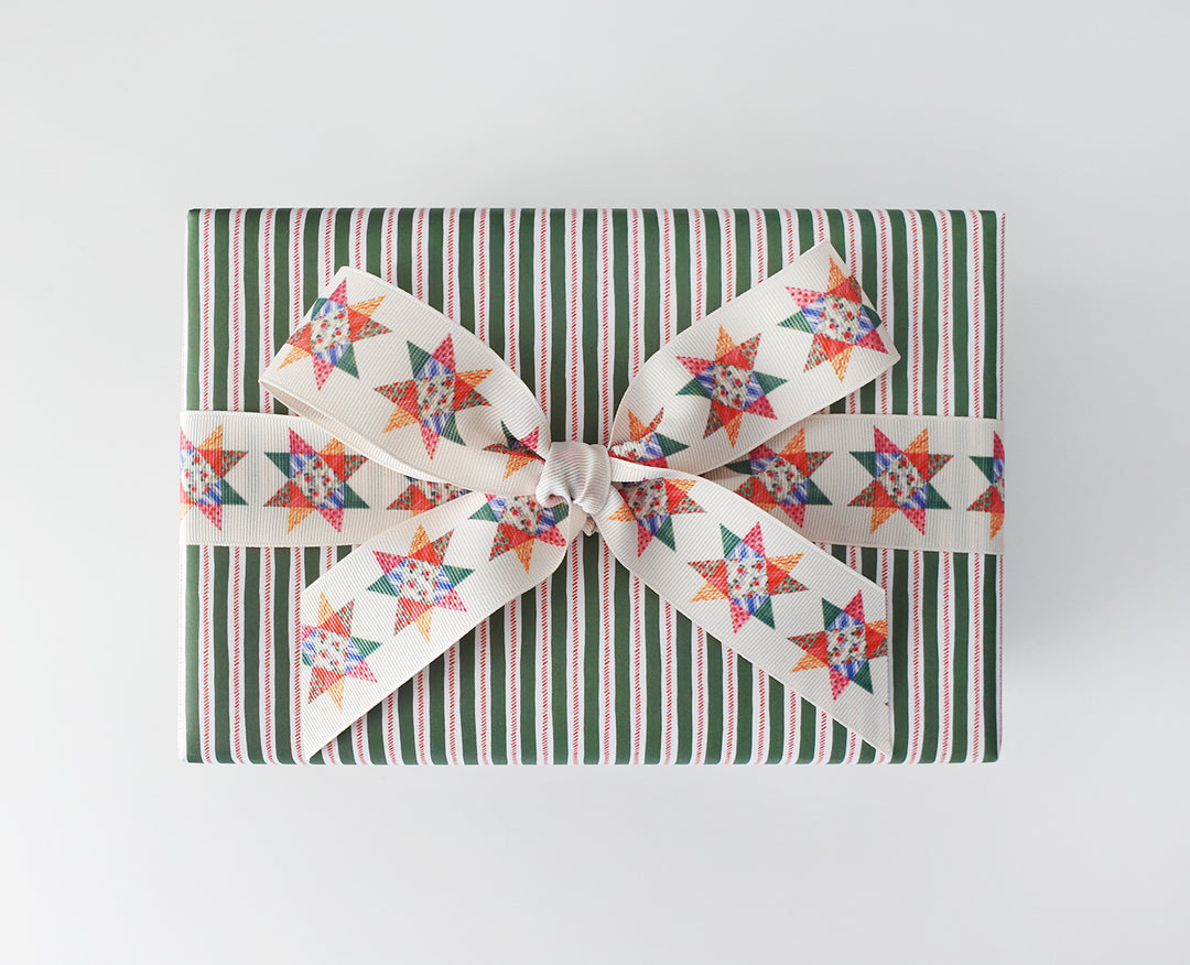 Quilted Star Grosgrain Ribbon