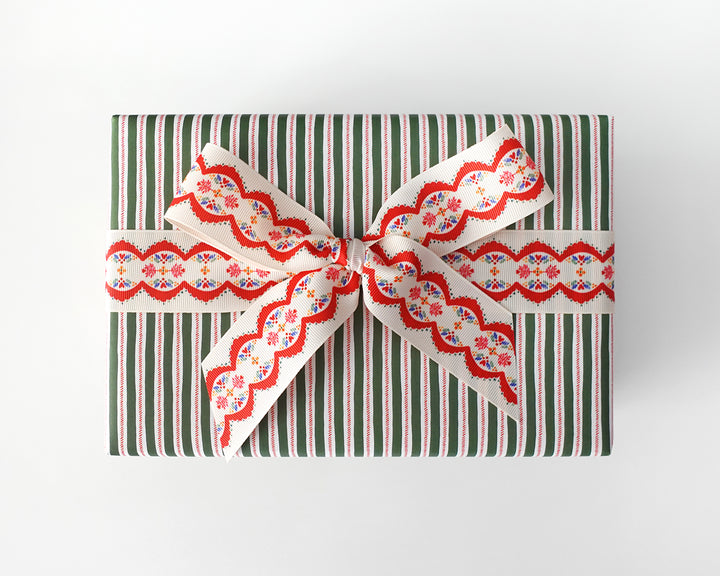 Holiday Lace Grosgrain Ribbon