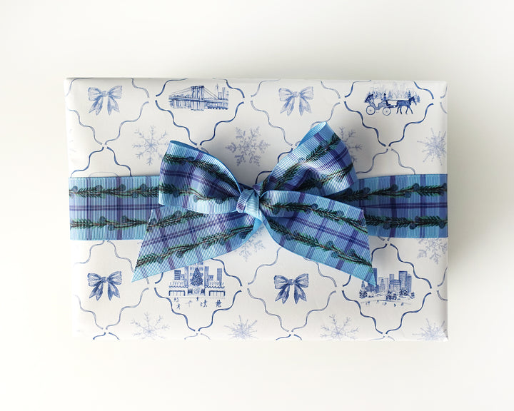 NYC Winter Wonderland Gift Wrap Sheets