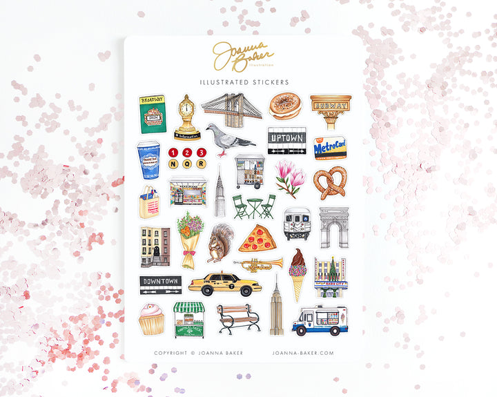 New York City Favorite Things Stickers