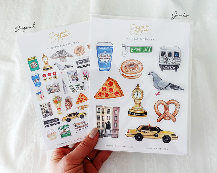 Jumbo New York City Favorite Things Stickers