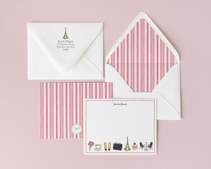 Parisian Favorite Things Flat Note Cards