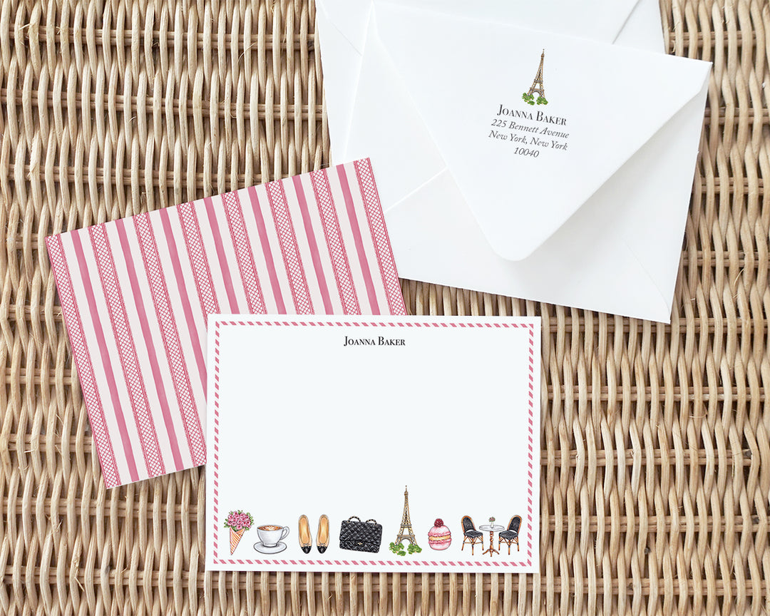 Parisian Favorite Things Flat Note Cards
