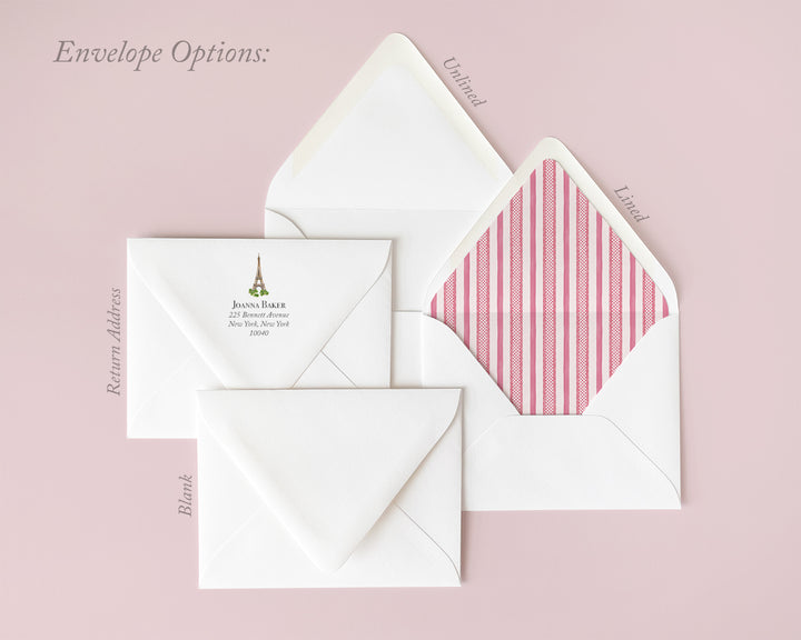Parisian Favorite Things Flat Note Cards