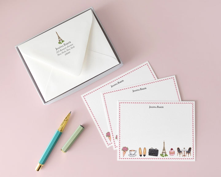 Parisian Favorite Things Flat Note Cards