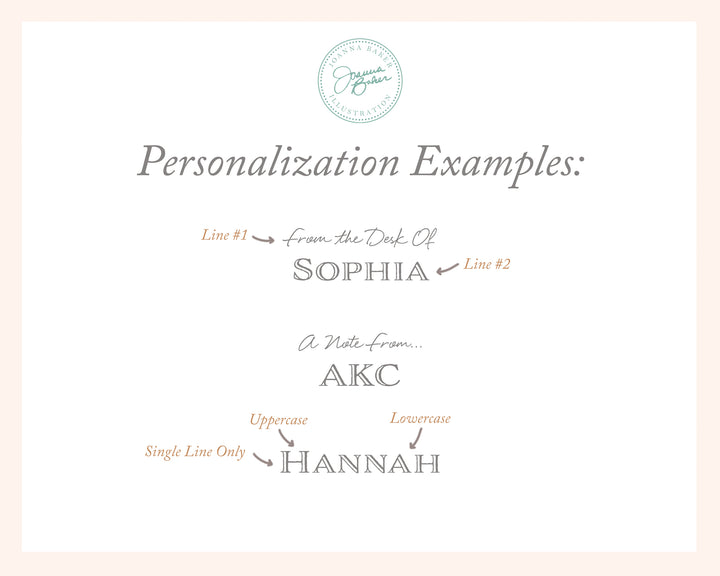 Holiday Lace Personalized Notepad