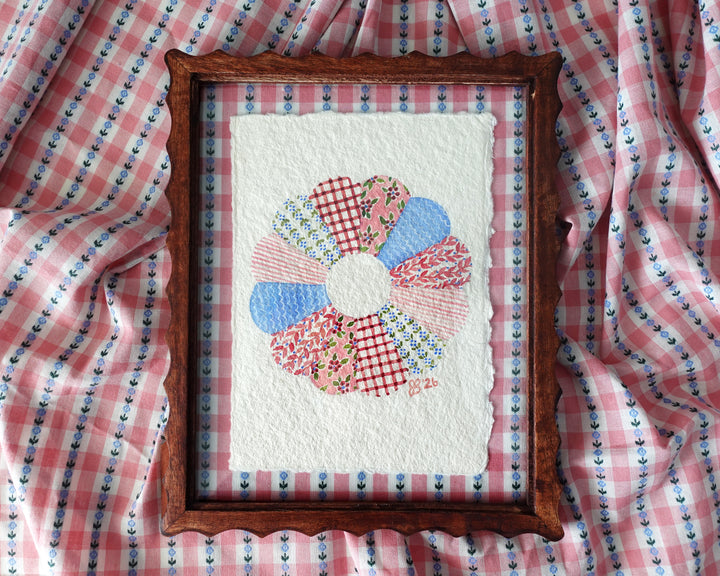 Cornflower Petal Quilt Block