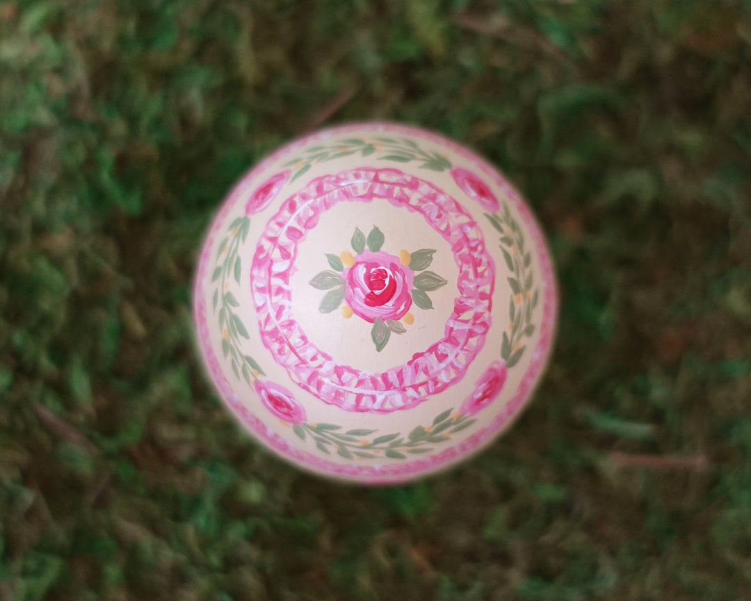 Pink Rose Buttercream Heirloom Egg
