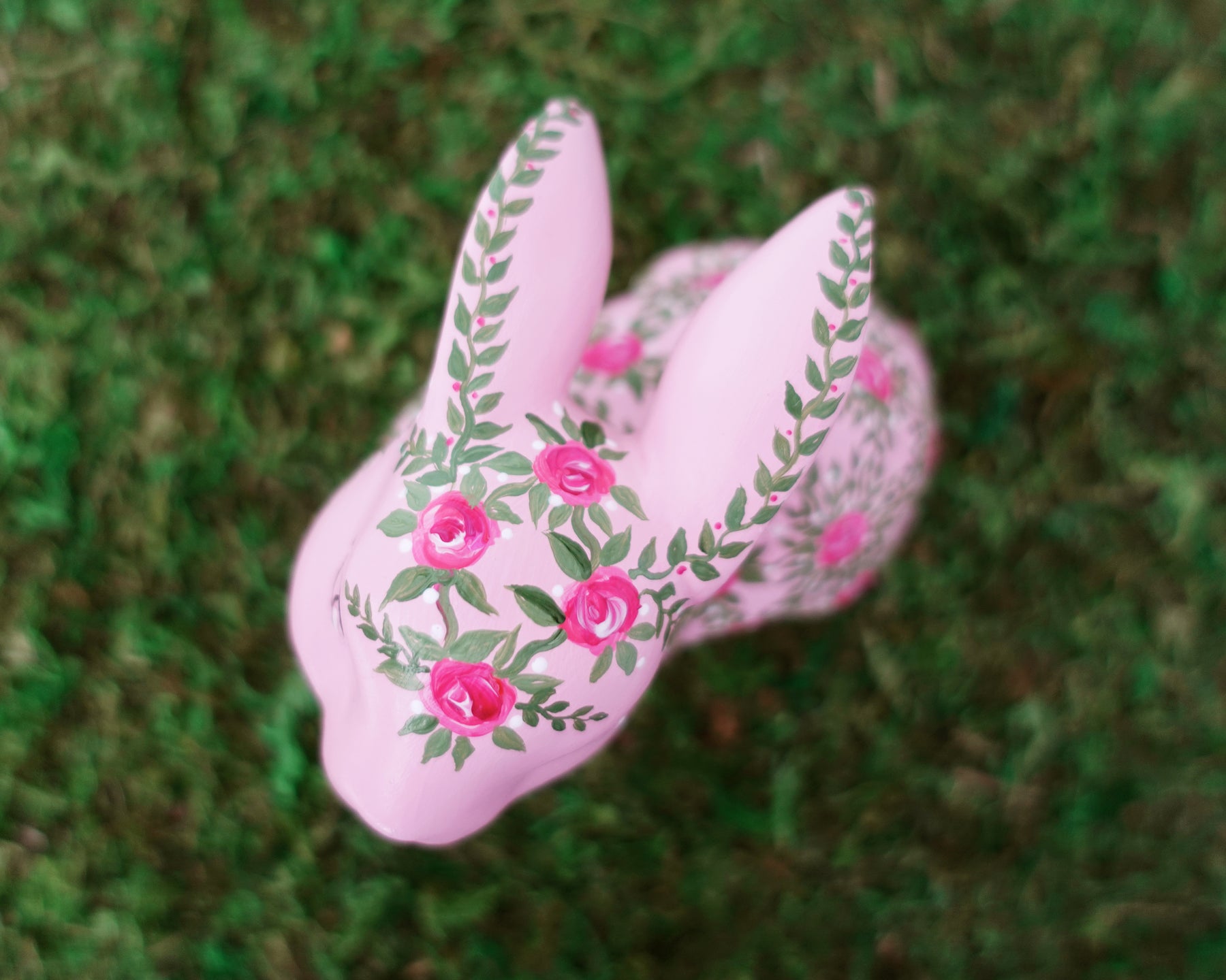 Pink Rose Wallpaper Heirloom Bunny – Joanna Baker
