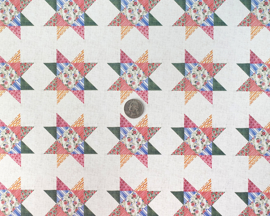 Quilted Star Gift Wrap Sheets