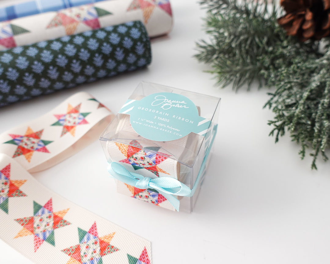 Quilted Star Grosgrain Ribbon