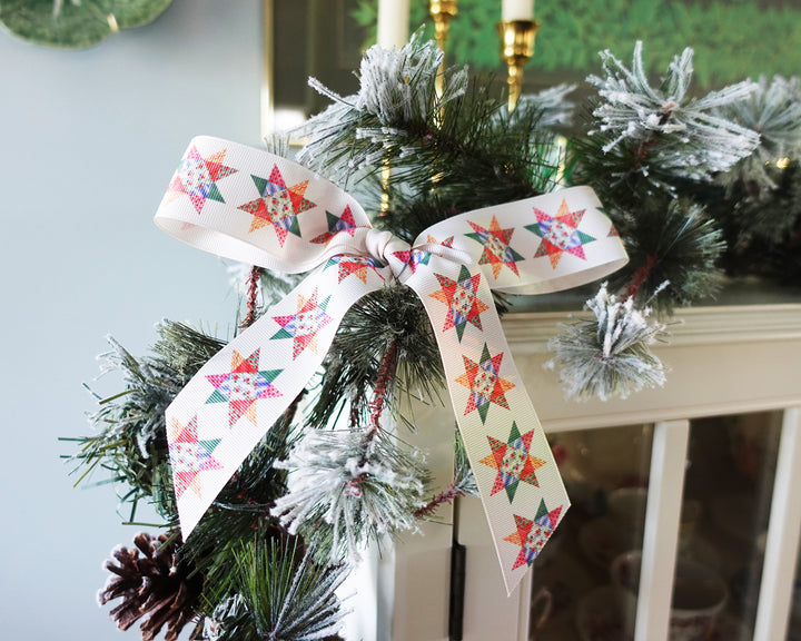 Quilted Star Grosgrain Ribbon