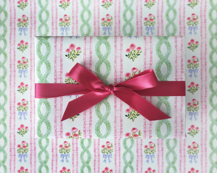 Rococo Bouquets Gift Wrap Sheets