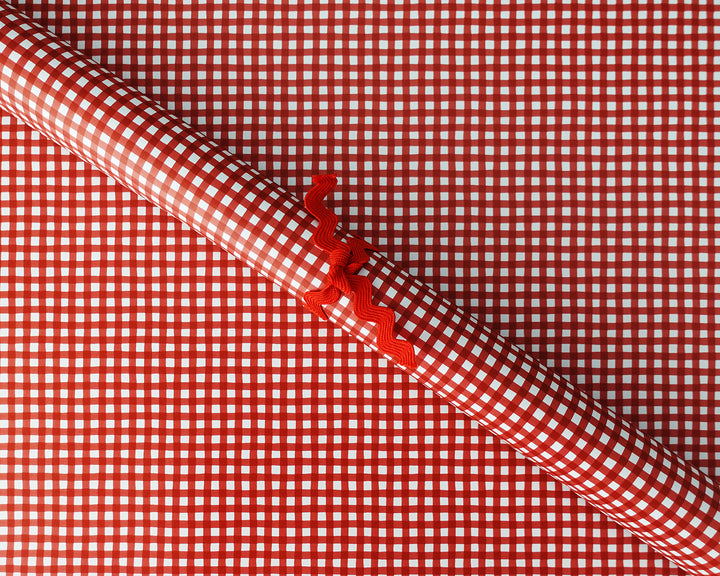 Ruby Gingham Gift Wrap Sheets