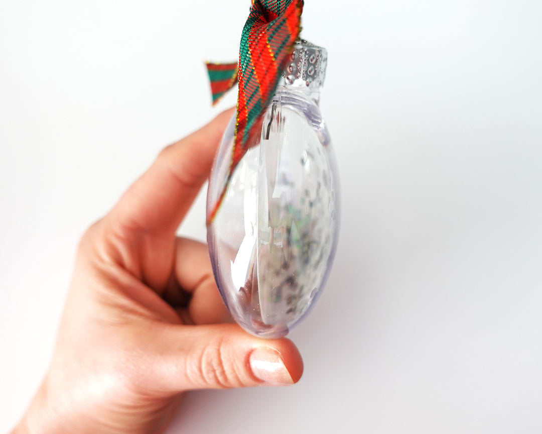 Thanksgiving Parade in NYC Glitter Christmas Ornament