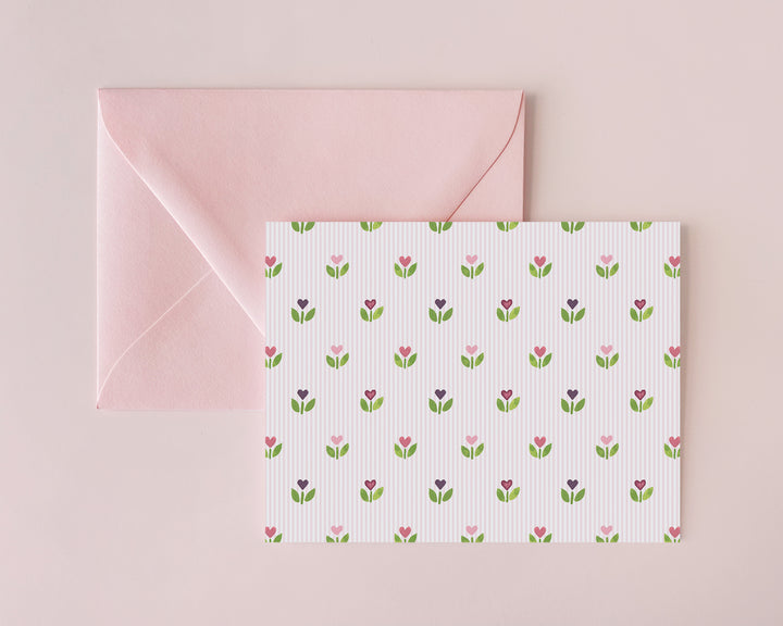 Valentines Folded Notecards