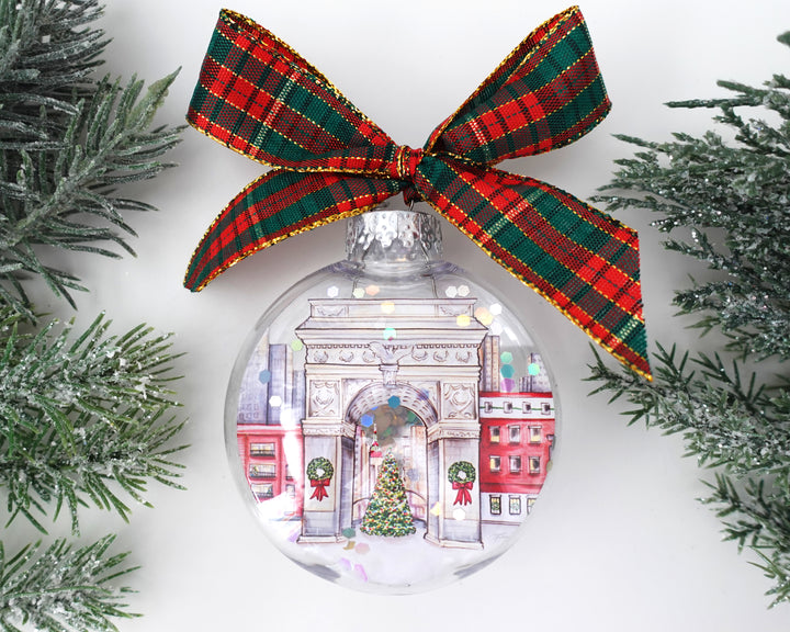 Create Your Own NYC Glitter Ornament Gift Set of 6