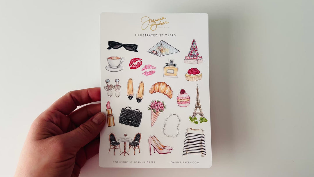 Parisian Favorite Things Stickers