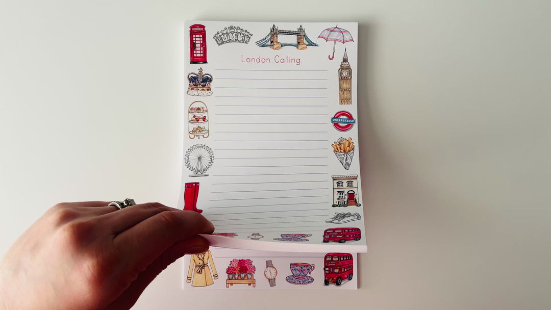London Favorite Things Personalized Notepad