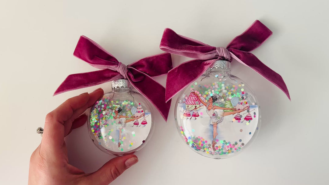Dew Drop Nutcracker Glitter Christmas Ornament