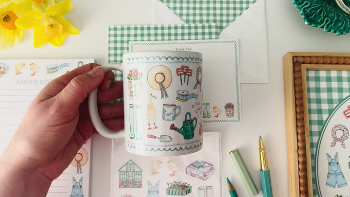 Cottage Garden Favorite Things Mug
