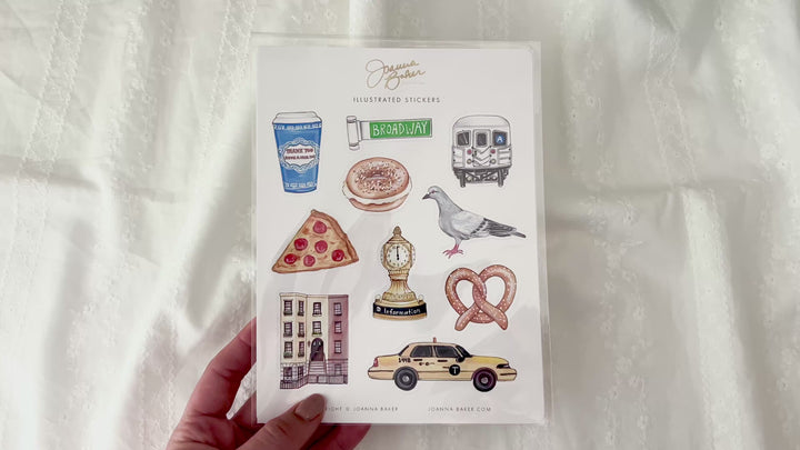 Jumbo New York City Favorite Things Stickers