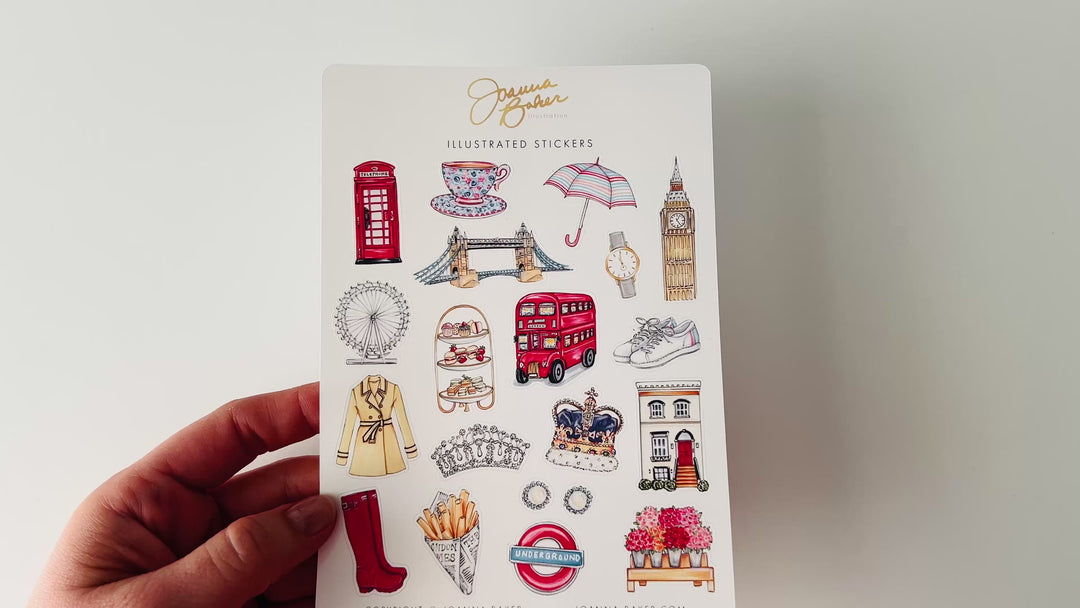 London Favorite Things Stickers