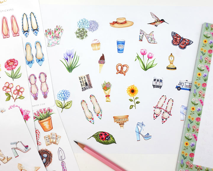 Cheerful Shoe Stickers