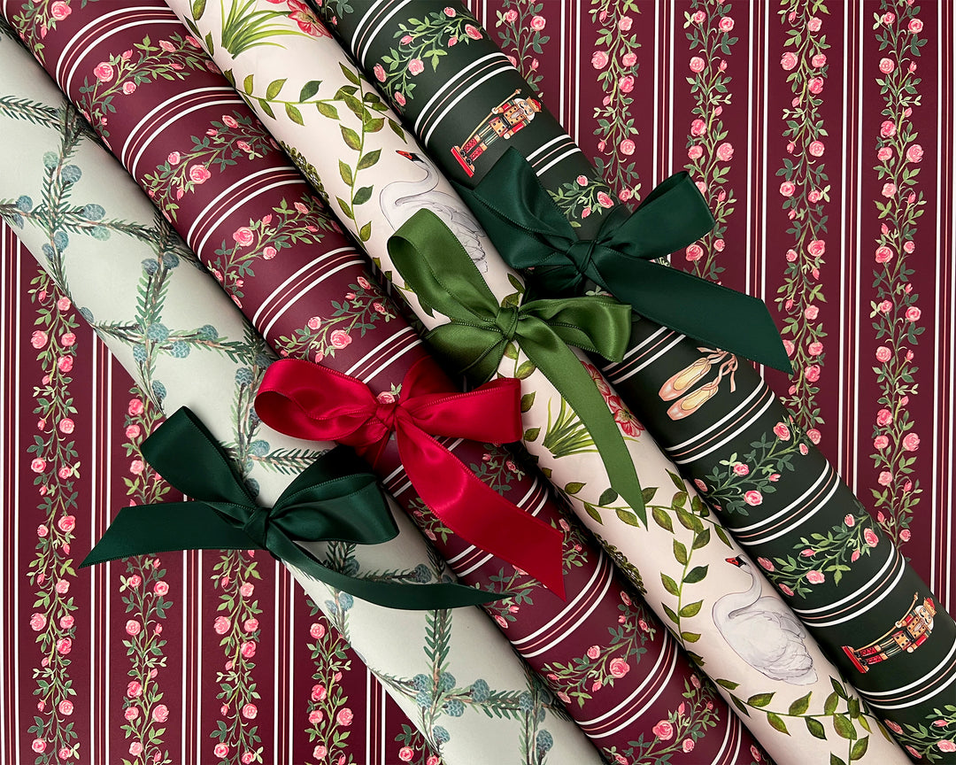Rose Nutcracker Gift Wrap Sheets
