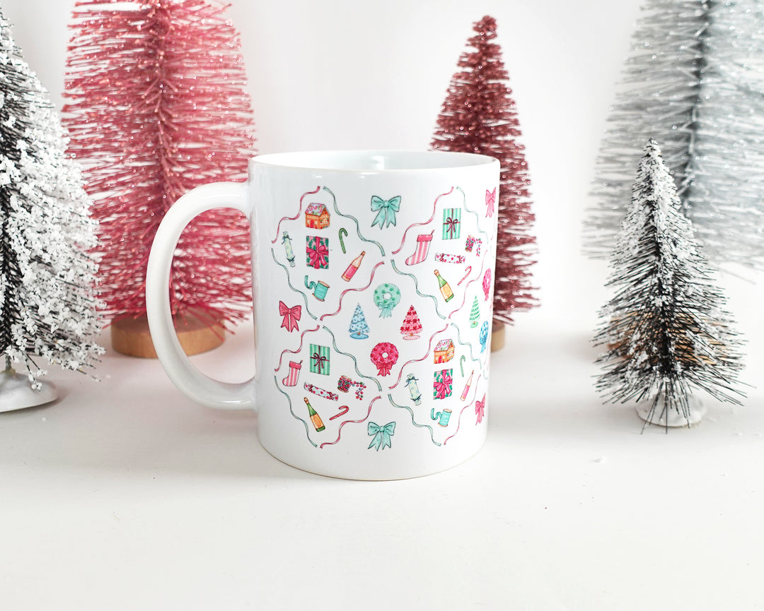 Festive Trimmings Holiday Mug